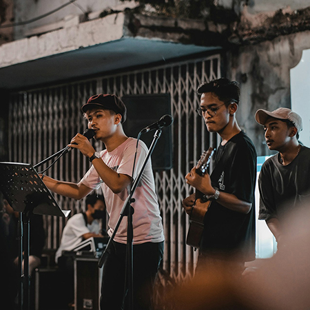 Groupe de musique asiatique
